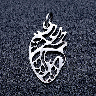 Non-Tarnish 201 Stainless Steel Pendants STAS-T046-JA352-1-1