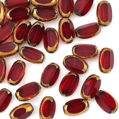 30Pcs Electroplate Glass Beads EGLA-YW0005-16G-1