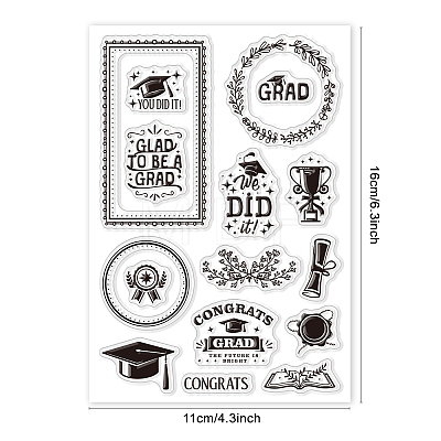 Custom PVC Plastic Clear Stamps DIY-WH0448-0579-1