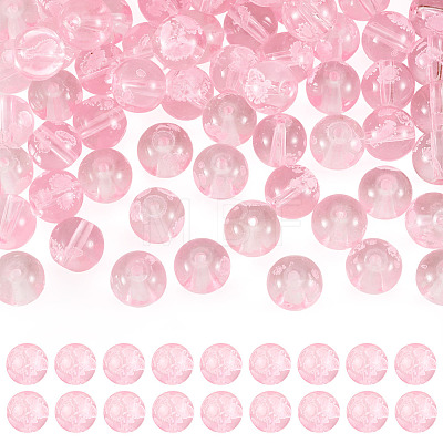 80Pcs Handmade Transparent Lampwork Beads FIND-TAD0001-04B-1