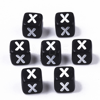 Opaque Acrylic Beads LS-SACR-N002-01X-1