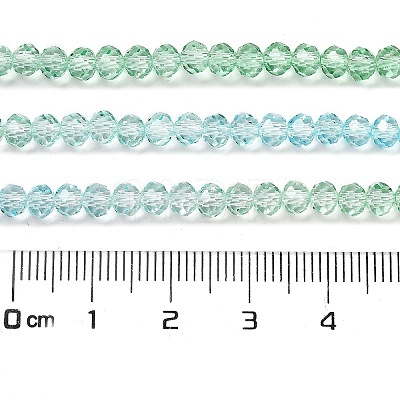 Transparent Painted Glass Beads Strands DGLA-A034-T3mm-A16-1