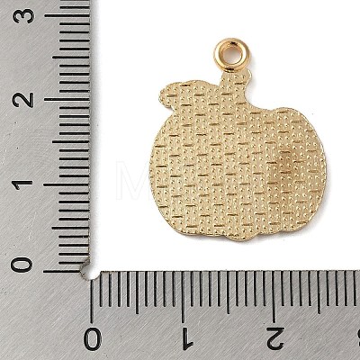 Thanksgiving Day Golden Tone Alloy Enamel Pendants ENAM-M002-02D-G-1