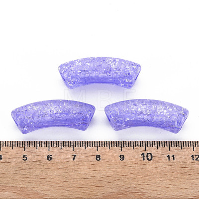 Transparent Crackle Acrylic Beads CACR-S009-001B-N47-1