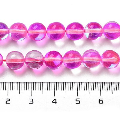 Transparent Glass Beads GLAA-B022-8mm-13-1