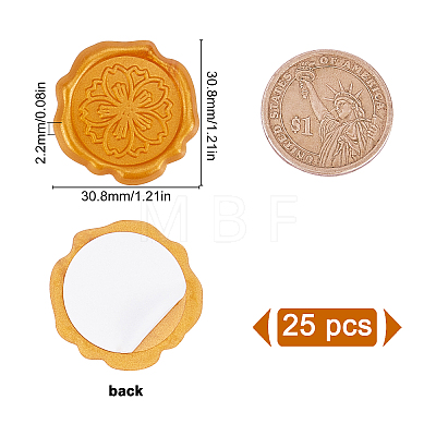 Adhesive Wax Seal Stickers DIY-WH0201-10C-1