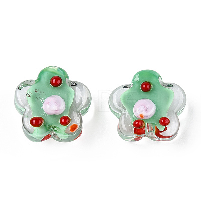 Handmade Bumpy Lampwork Beads LAMP-N024-04D-1