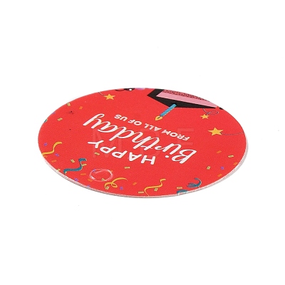 Happy Birthay Kraft Paper Gift Tags DIY-D056-01D-1