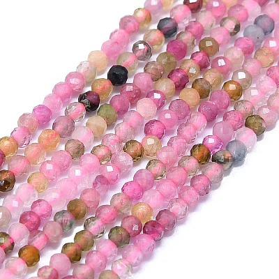 Natural Tourmaline Beads Strands G-G106-A07-01-1