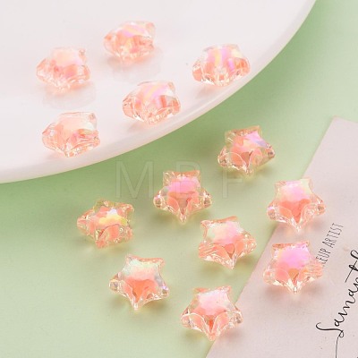 Transparent Acrylic Beads TACR-S152-02D-SS2109-1