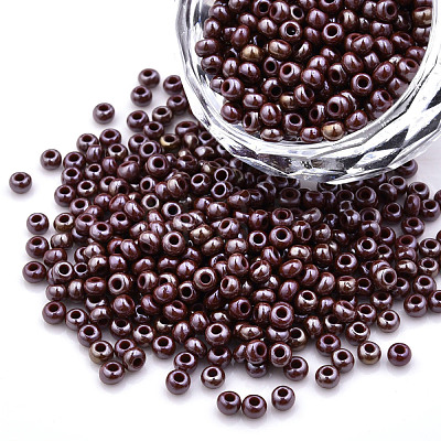 8/0 Czech Opaque Glass Seed Beads SEED-N004-003A-14-1