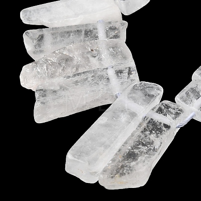 Natural Quartz Crystal Beads Strands G-S386-D01-1