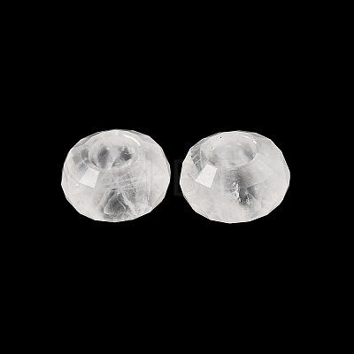 Natural Quartz Crystal European Beads GG-NH0003-A11-1