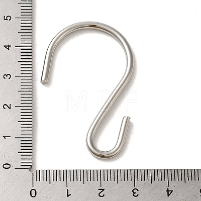 Non-Tarnish 304 Stainless Steel S-Hook Clasp STAS-C085-03J-P-1