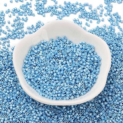 Baking Paint Glass Seed Beads SEED-S042-15B-28-1