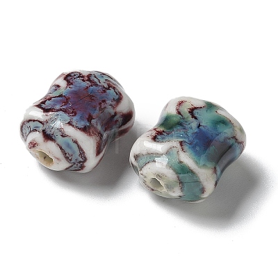 Handmade Porcelain Beads PORC-L080-E03-1