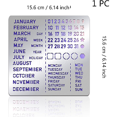 Stainless Steel Cutting Dies Stencils DIY-WH0279-121-1