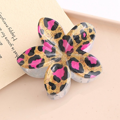 Flower Plastic Claw Hair Clips PW-WGECE3F-05-1