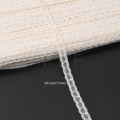 Lace Trim Nylon Ribbon for Jewelry Making ORIB-L005-35-1