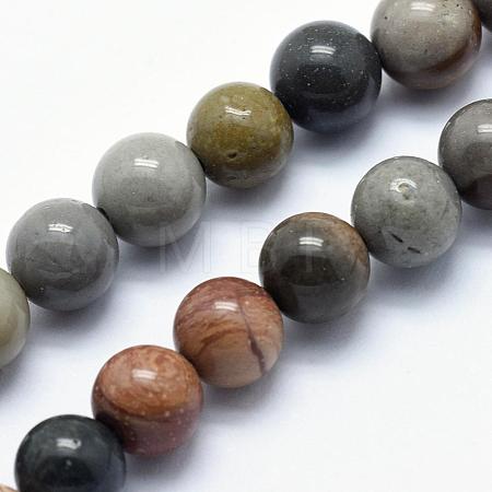 Natural Ocean Agate/Ocean Jasper Beads Strands G-G716-03-10mm-1
