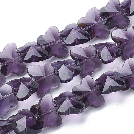 Transparent Glass Beads GLAA-Q066-10mm-B03-1