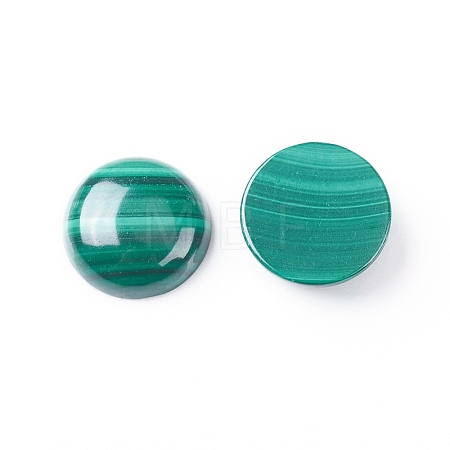 Natural Malachite Cabochons G-E557-06E-1