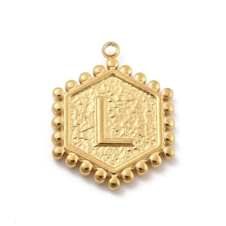 201 Stainless Steel Pendants STAS-R227-01L-G-1
