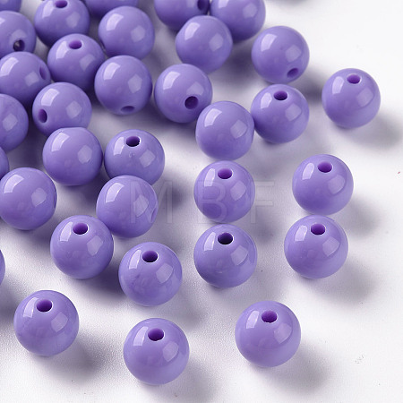Opaque Acrylic Beads X-MACR-S370-C10mm-A32-1