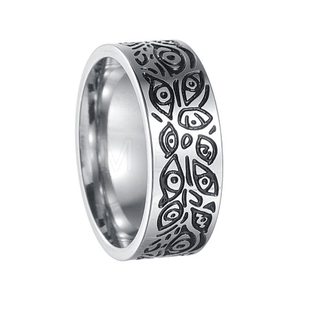 Retro Viking 201 Stainless Steel Finger Rings for Men FS-WGFAFFE-05-1