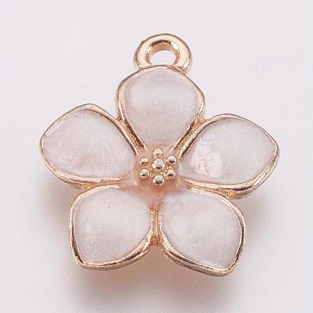Zinc Alloy Enamel Pendants PALLOY-I124-10G-B-1