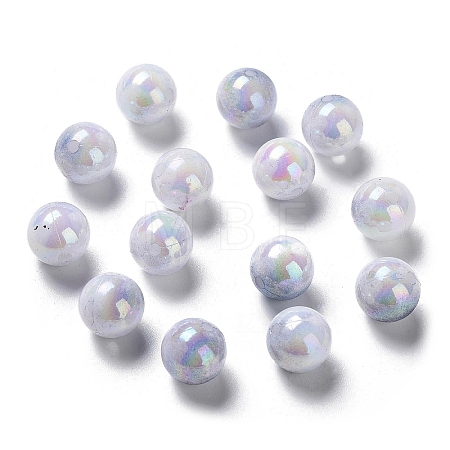 Two Tone Opaque Acrylic Beads LS-SACR-P024-01B-W11-1