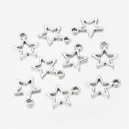 Tibetan Style Alloy Charms X-LF10651Y-1