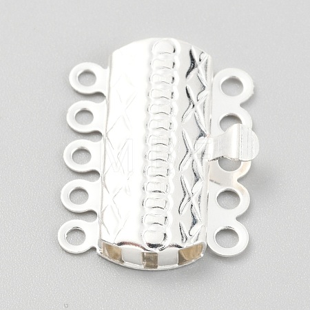 304 Stainless Steel Box Clasps STAS-H151-17S-1