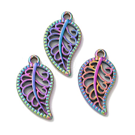 304 Stainless Steel Pendants STAS-Q362-08B-M-1