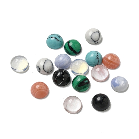 Synthetic Mixed Gemstone Cabochons G-Q173-01B-01-1