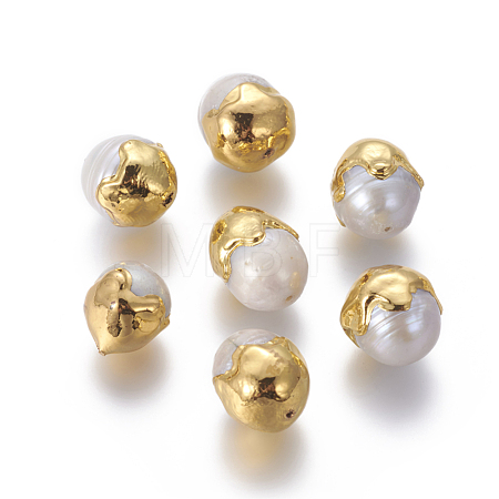 Natural Cultured Freshwater Pearl Beads PEAR-F011-02G-1