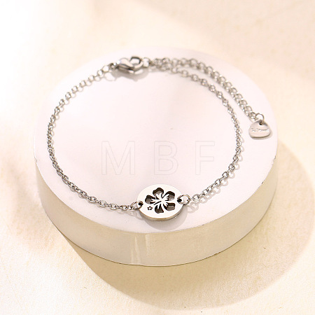 304 Stainless Steel Link Bracelets WG91709-05-1