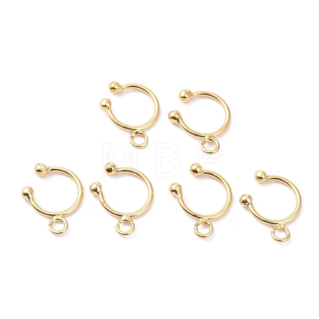 Brass Cuff Ear Cuff Findings KK-P205-03G-1
