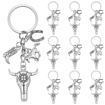20Pcs Alloy Keychains KEYC-SC00027-1