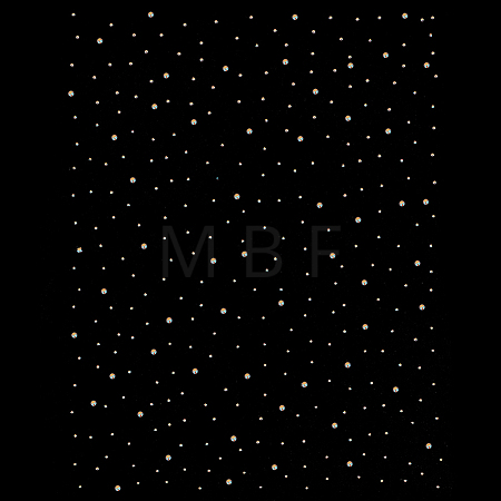 24Pcs Glitter Hotfix Rhinestone Sheet DIY-FG0010-10A-1