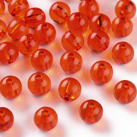 Transparent Acrylic Beads X-MACR-S370-A10mm-726-1