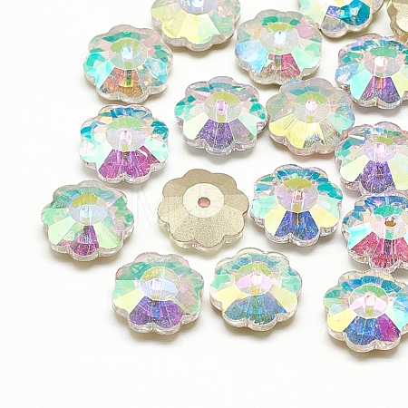 Glass Beads RGLA-T109-6mm-001AB-1