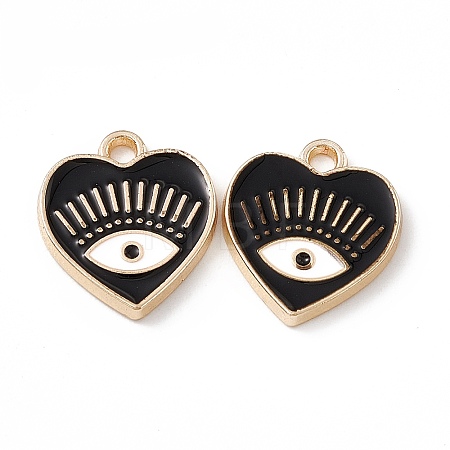 Alloy Enamel Pendants ENAM-K066-08C-1