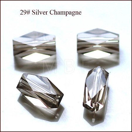 Imitation Austrian Crystal Beads SWAR-F055-8x4mm-29-1