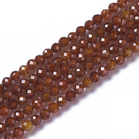 Cubic Zirconia Beads Strands G-F596-48H-3mm-1