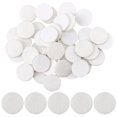 150Pcs Self-adhesive Felt Round Sheet DIY-CP0013-91B-1