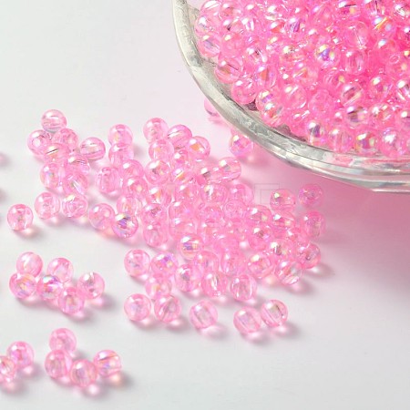 Eco-Friendly Transparent Acrylic Beads LS-X-PL734-5-1