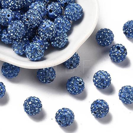 Pave Disco Ball Beads RB-A130-10mm-20-1