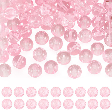 80Pcs Handmade Transparent Lampwork Beads FIND-TAD0001-04B-1