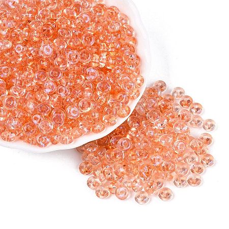 Transparent Colours Glass Seed Beads SEED-Q042-01A-A04-1